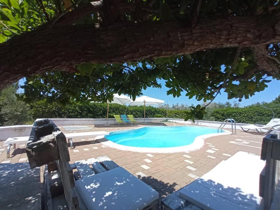 Mama Relax 2 A Un Passo Dal Mare Con Piscina Apartment Cursi Ngoại thất bức ảnh